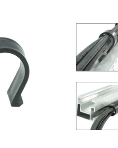 Cable clip plastic EKV